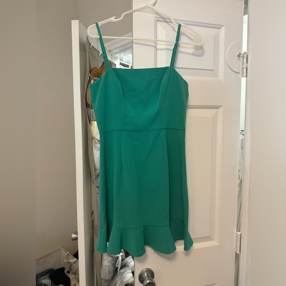 French connection teal dress - size 4